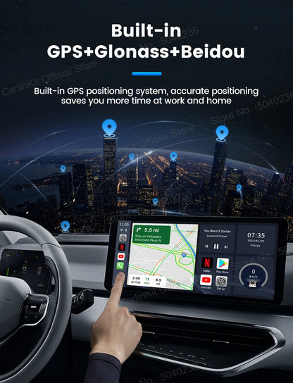 2026 CarlinKit Smart CarPlay Ai Box Android 13 Support Netflix YouTube Split Screen Wireless Android Auto & CarPlay Smart TV Box