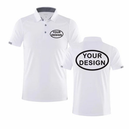 Summer Quick Drying POLO Shirt Logo Custom Printing Embroidery Golf Custom Your Logo Sports T-shirt Top