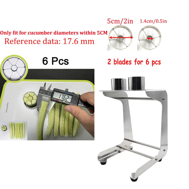 Manual Cucumber Strip Cutter Machine 304 stainless steel Eggplant slicer Carrot Strip Cutter for Sushi Shop