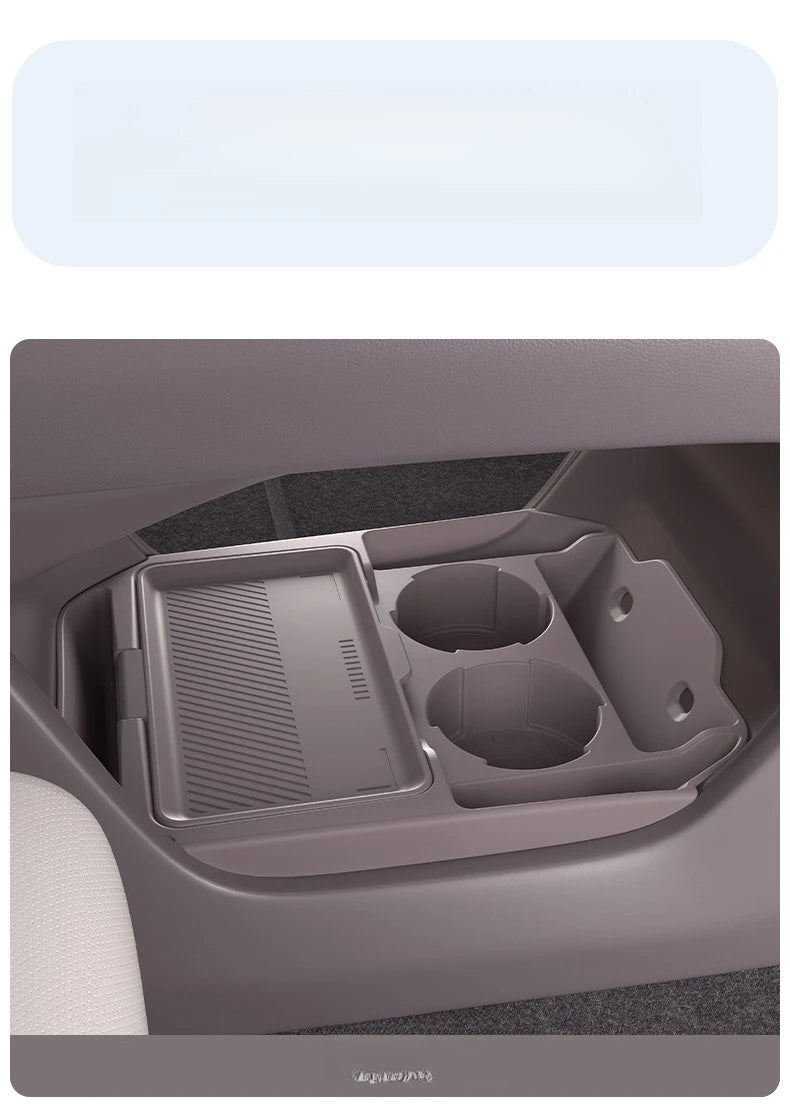 For 2024 2025 New ZEEKR 7X Special Car Central Control Armrest Lower Storage Box Mat Interior Modification Accessories Voiture