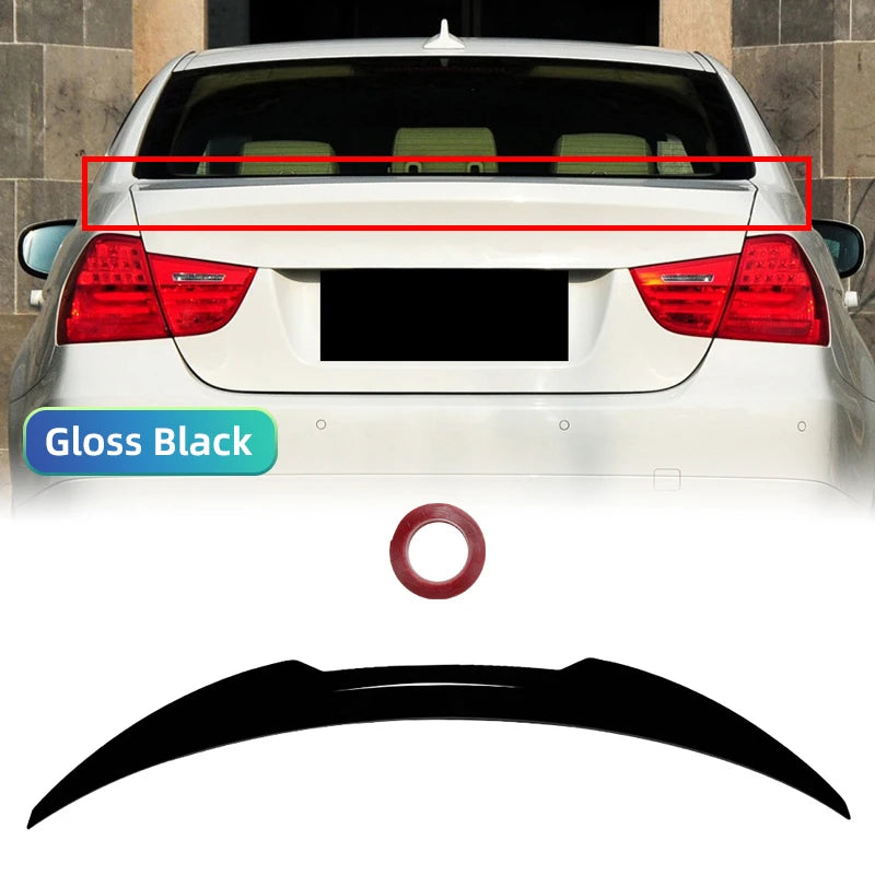 Gloss Car Rear Trunk Spoiler Wing Roof Spoiler Wing for Bmw 3 Series E90 2005-2012 Tail Tailgate Splitter Lip Tail