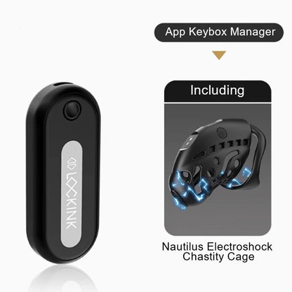 LOCKINK APP Remote Control Key Box Chastity Cage Sexy Adult Man Cock Cage Key Safe Sexy Gadgets Smart Key Holder BDSM Sex Toys