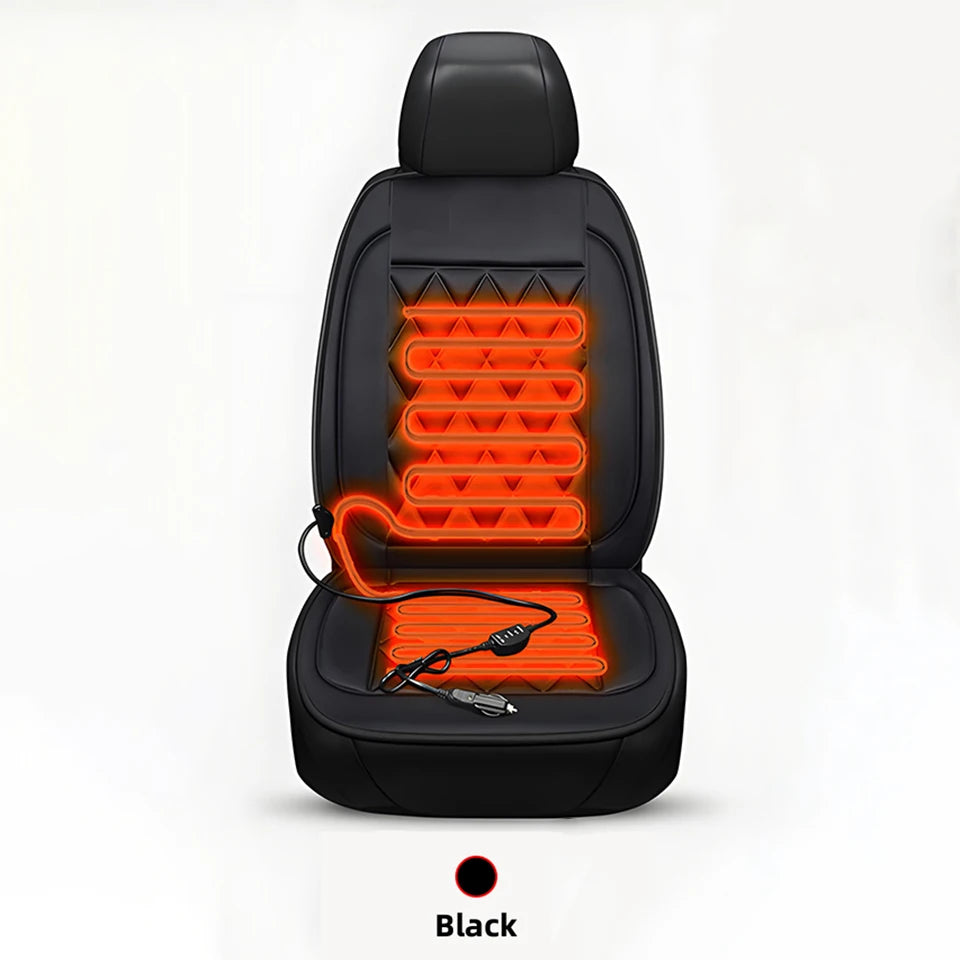 Yannice 12V Winter Heating Car Seat Cushion Fast Heated Household Cushion Keep Warm Car Seat Cover Universal Heated Seat Cushion
