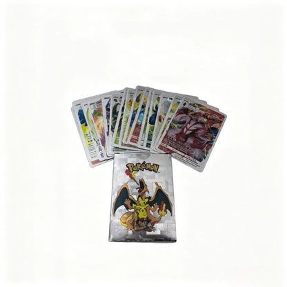 Baokemeng Hot Pokemon Board Game Card Gold Foil Card Silver Foil Black Foil Collection Card Cross Pokemon Cards