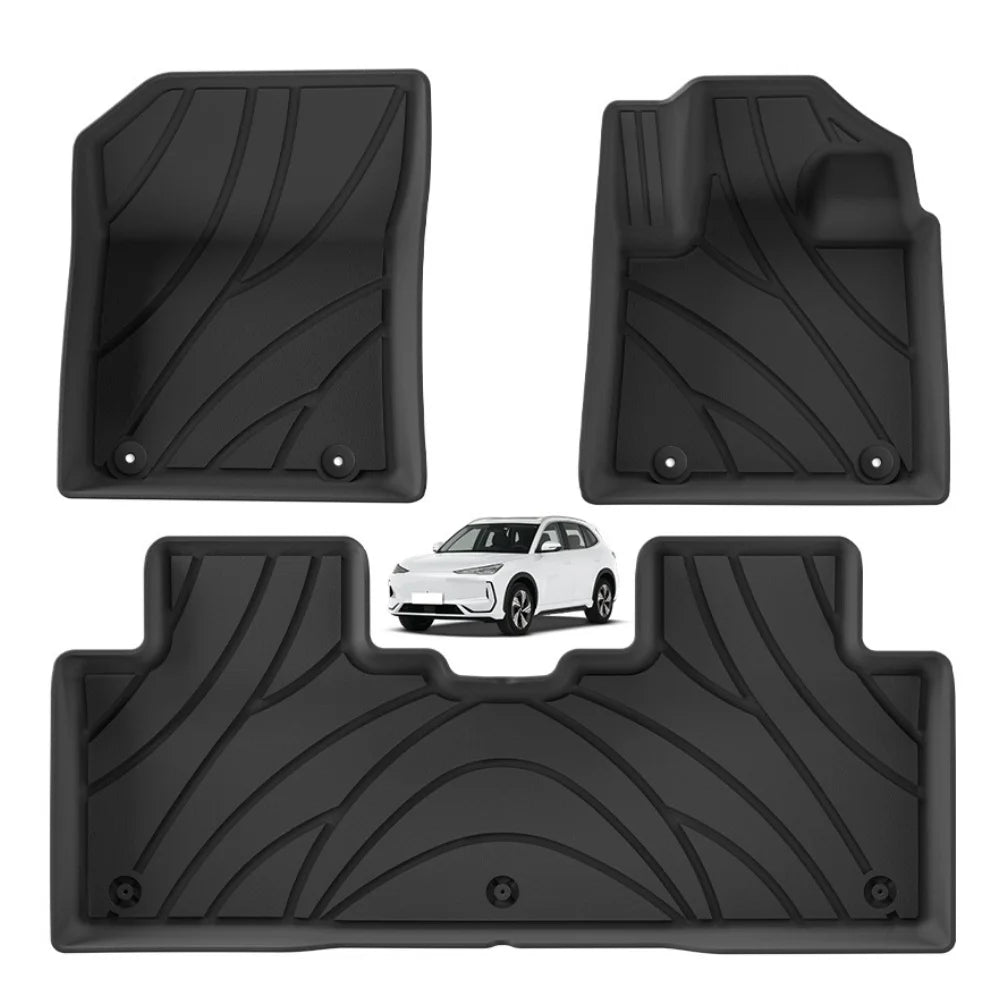 for Geely Galaxy EX5/E5 2024-2026 (not fit UK version) Car Floor Mats TPE 3D Waterproof Accessories Black
