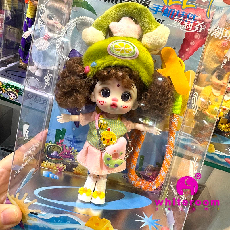 Trendy Toy Doll OB11 Lion Dance Doll Chinese Style Girl Doll Clothes Set for Chinese New Year  Spring Festival Gift Festival BJD