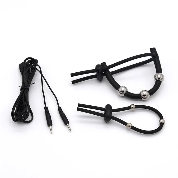 Promotion Electroshock E-stim Sex Products Electrosex Penis Ring E-stim Anal Butt Plug Electrostimulation Nipple Clamps Estim