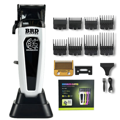 BRDCLIP 7500RPM Brushless Motor Professional Hair Clipper Barber Hair Cutting Machine Kit Salon Hair Trimmer for Men 106 078