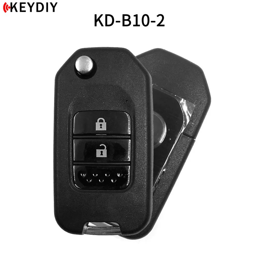 5pcs Keydiy KD B10 Universal Remote Key 3/4 Buttons B Series Car Remote Key for Honda Style KD900 KD900+ KD-X2 URG200 Mini