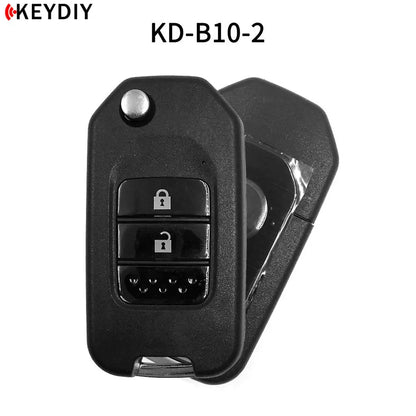 5pcs Keydiy KD B10 Universal Remote Key 3/4 Buttons B Series Car Remote Key for Honda Style KD900 KD900+ KD-X2 URG200 Mini