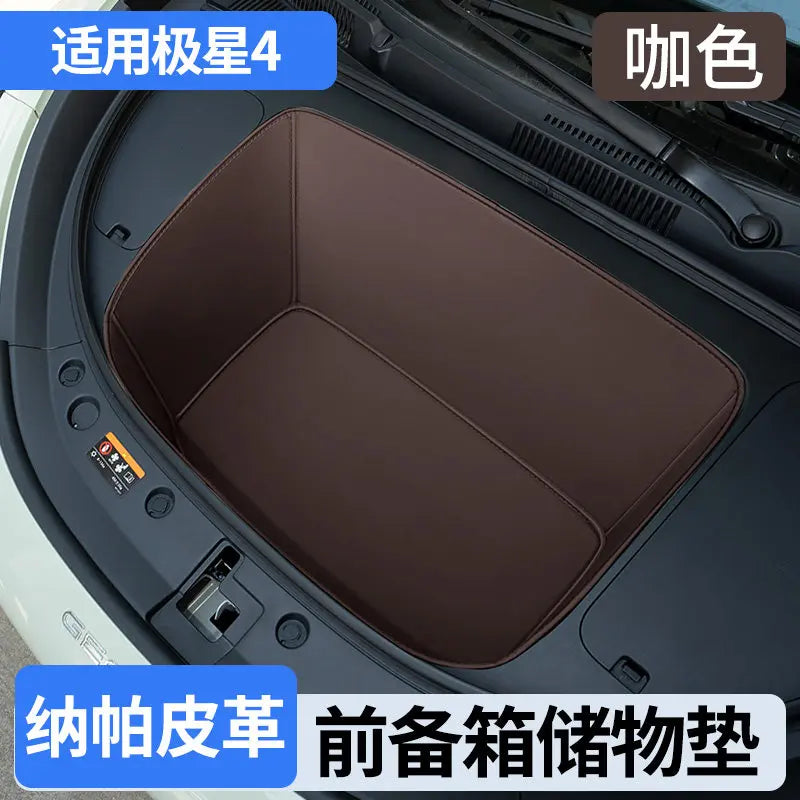 Full Enclosed Frunk Mat for Polestar 4 Custom Fit Car Front Trunk Liner Interior Styling Modification Accessories Interior Tools