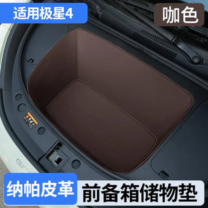 Full Enclosed Frunk Mat for Polestar 4 Custom Fit Car Front Trunk Liner Interior Styling Modification Accessories Interior Tools