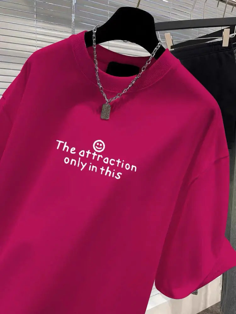 2025 European Style New Pure Cotton Short Sleeve Tshirt Women Clothing Fashion Loose Letter Print Top Office Lady Casual Y2k Tee