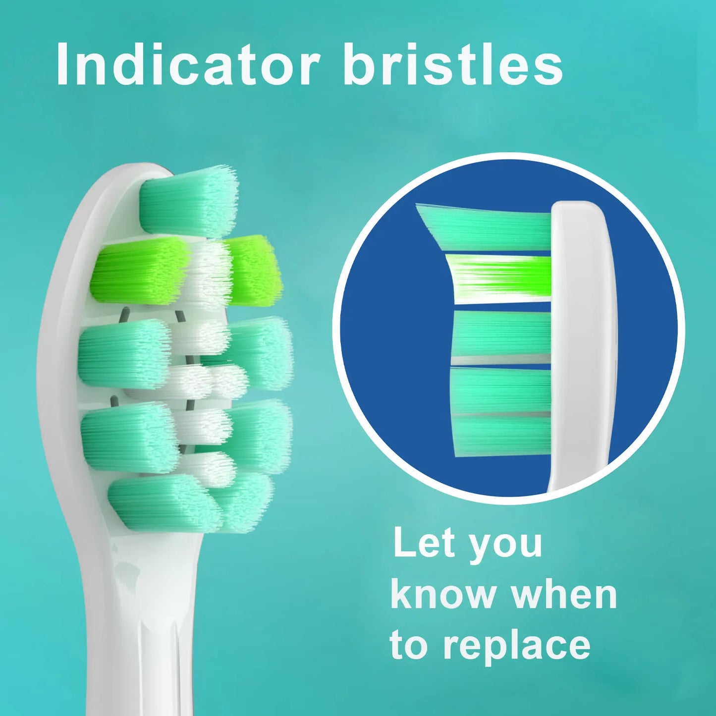 4-16pcs Replacement Toothbrush Heads for Phillips Sonicare Electric Toothbrush Click-on Handles,Soft Dupont Bristles Replacement