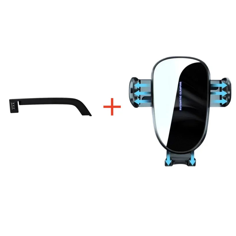 Car Phone Holder Screen Fixed Base For Hong Qi EH7 2024 Mobile Phone Support Car Mounts Wireless Charging Interior Accessories