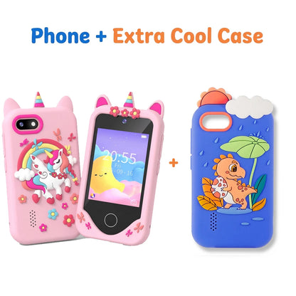 Children Smart Phone Camera Kids Toys Touchscreen Unicorn Mobile MP3 Player Digital Camera Educational Toys for Girl Boy