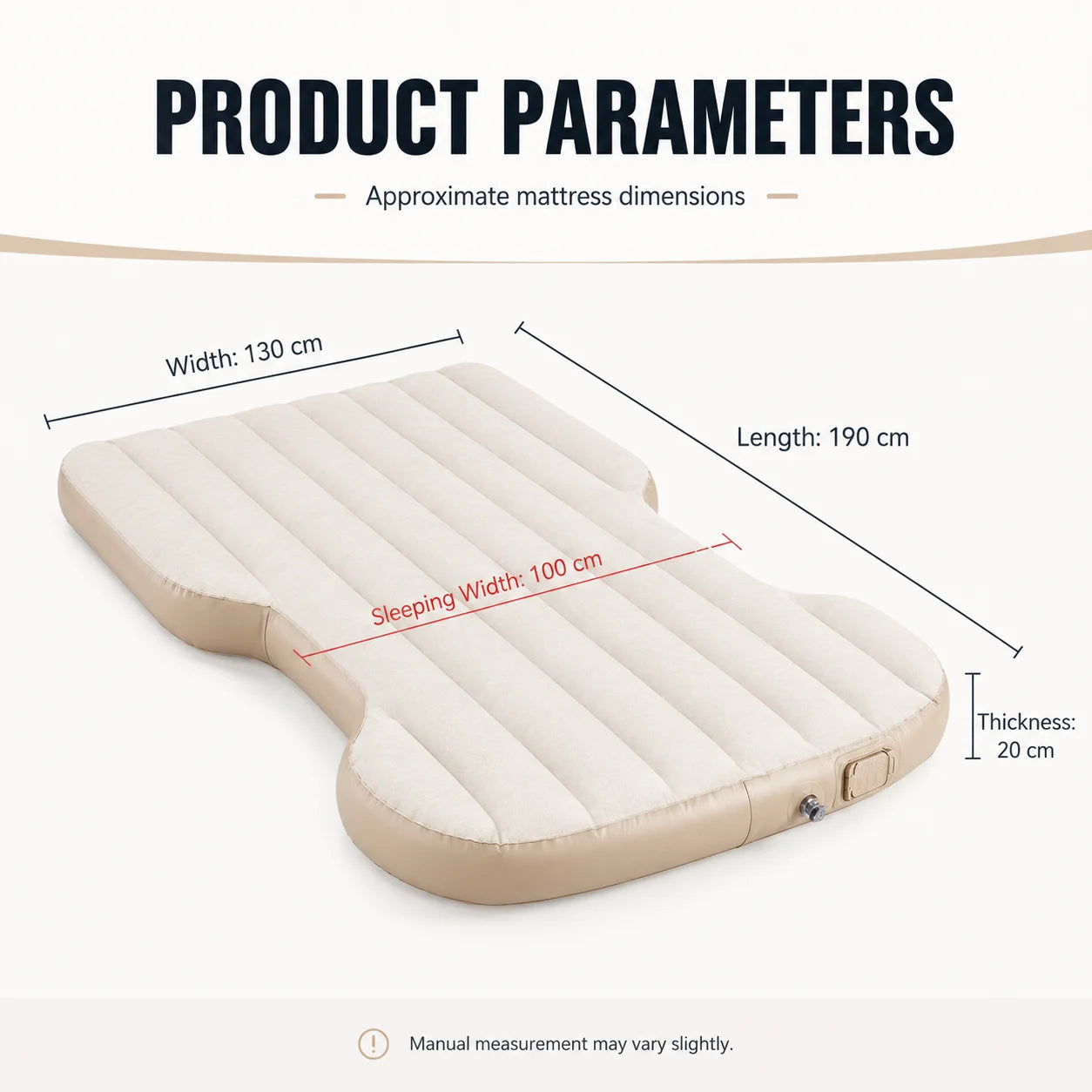 For Tesla Model Y 2021-2026 Juniper Car Inflatable Mattress With Electric Air Pump Travel Camping Trunk Bed Sleeping Mat