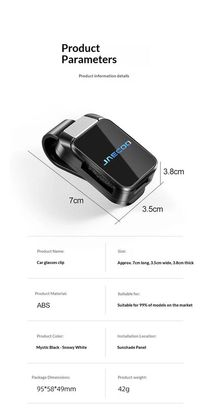 JAECOO J5 J6 J7plus jaecoo J8 J7Phev car glasses case car glasses clip sun visor sunglasses clip car interior glasses clip