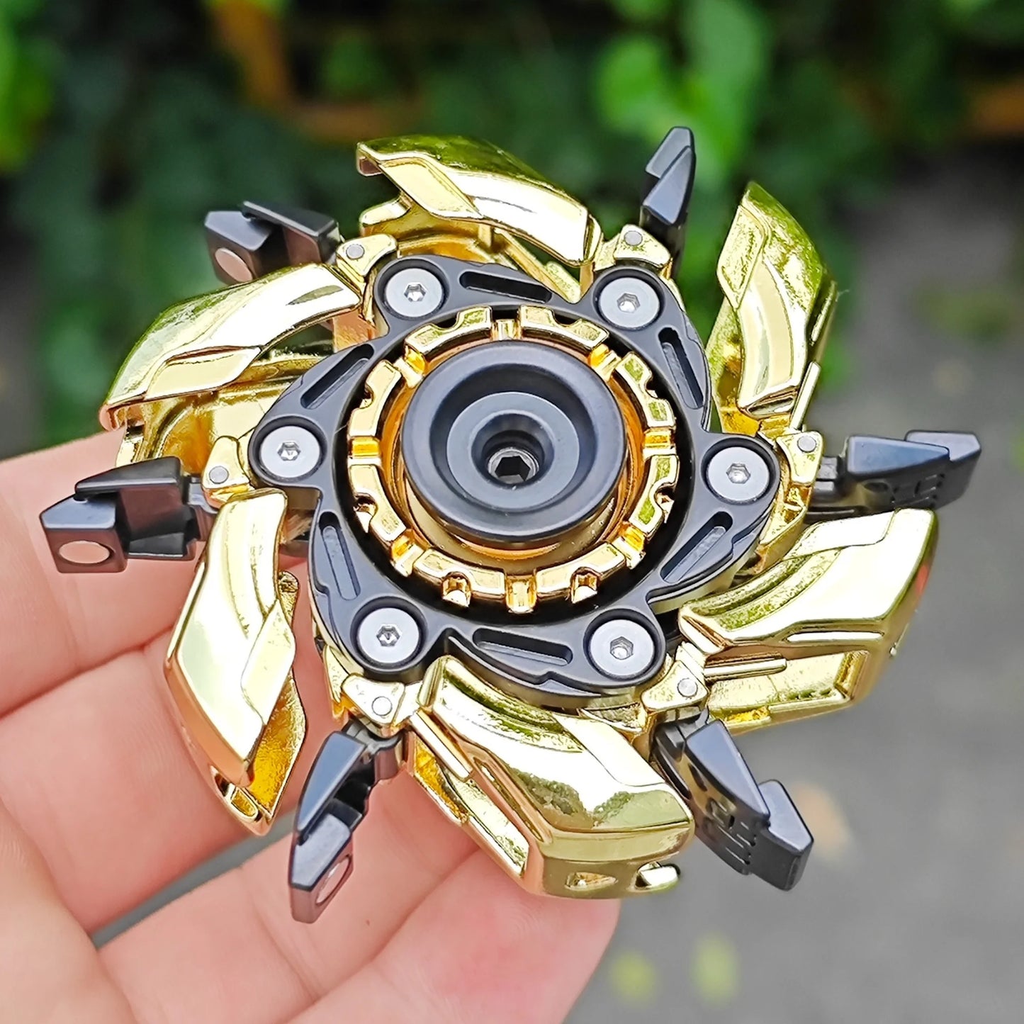 EDC Fidget Sliders Fidget Toys Stress Relief For Adults Magnetic Metal Fidgety Mood Buster Open Armor Spinning TopFidget Toys