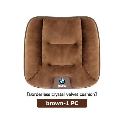 For BMW 3D Flannel Car Seat Cover Winter Warm Seat Cushion Anti Slip Auto Front Chair Seat Pad E90 E60 E46 E39 F30 F10 E87 X3 X4