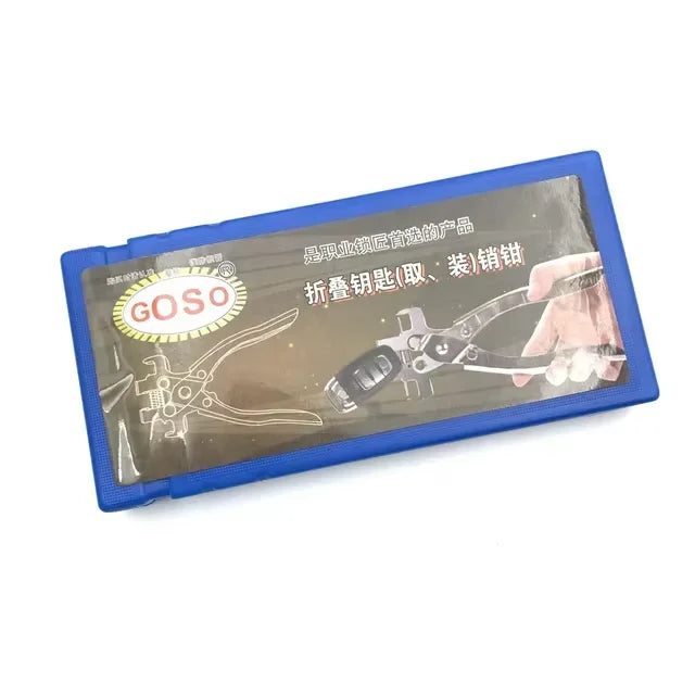 GOSO Flip Key Roll Pin Removal Installation Vice Tool for Locksmith Disassemble Insert Pins