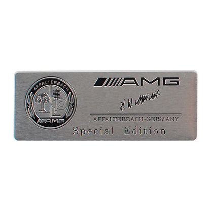 80x30mm car metal AMG badge sticker for Mercedes-Benz W203 W204 W205 W210 W211 W212 W463 W464 W164 W176 CLA CLS GLA decorate