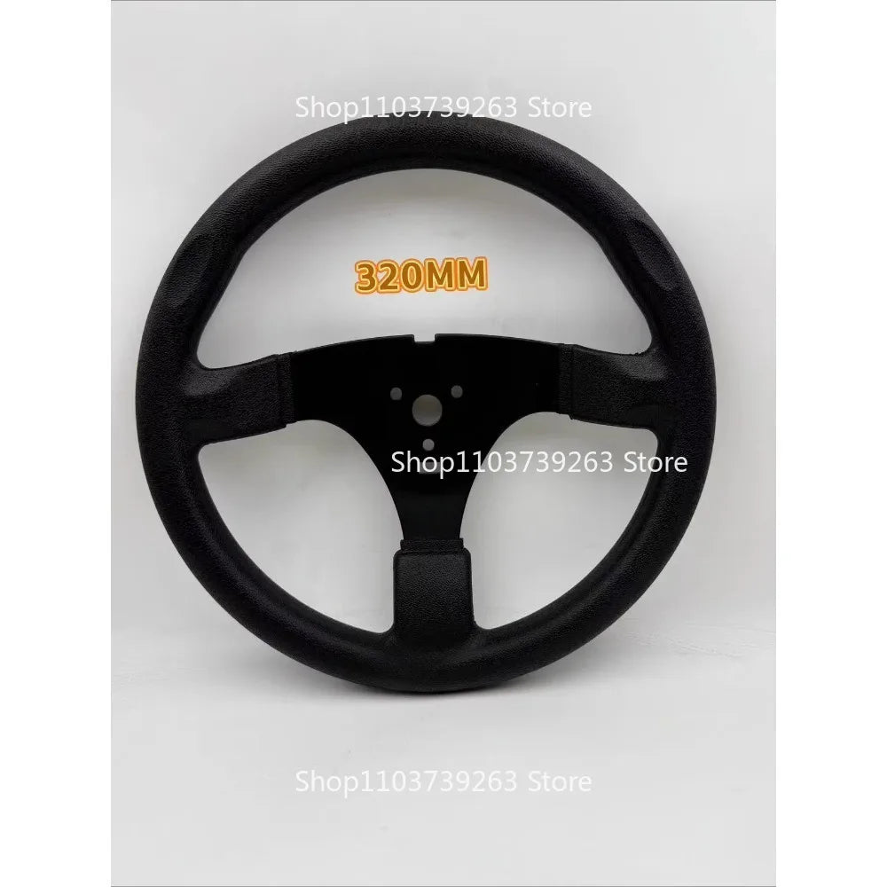 320MM steering wheel suitable for go kart, beach bike, children's bike, farmer with cover