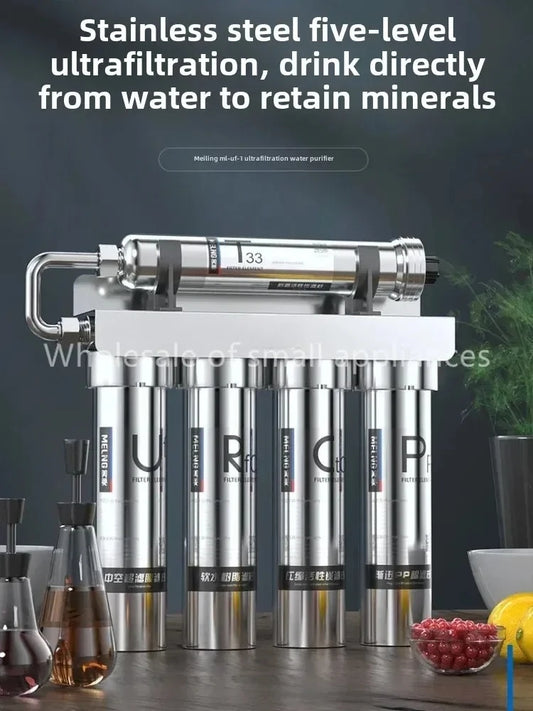Meiling Stainless Steel Ultrafiltration Water Purifier5-stage Reverse Osmosis Water Purifier Home Straight DrinkingWaterMachine