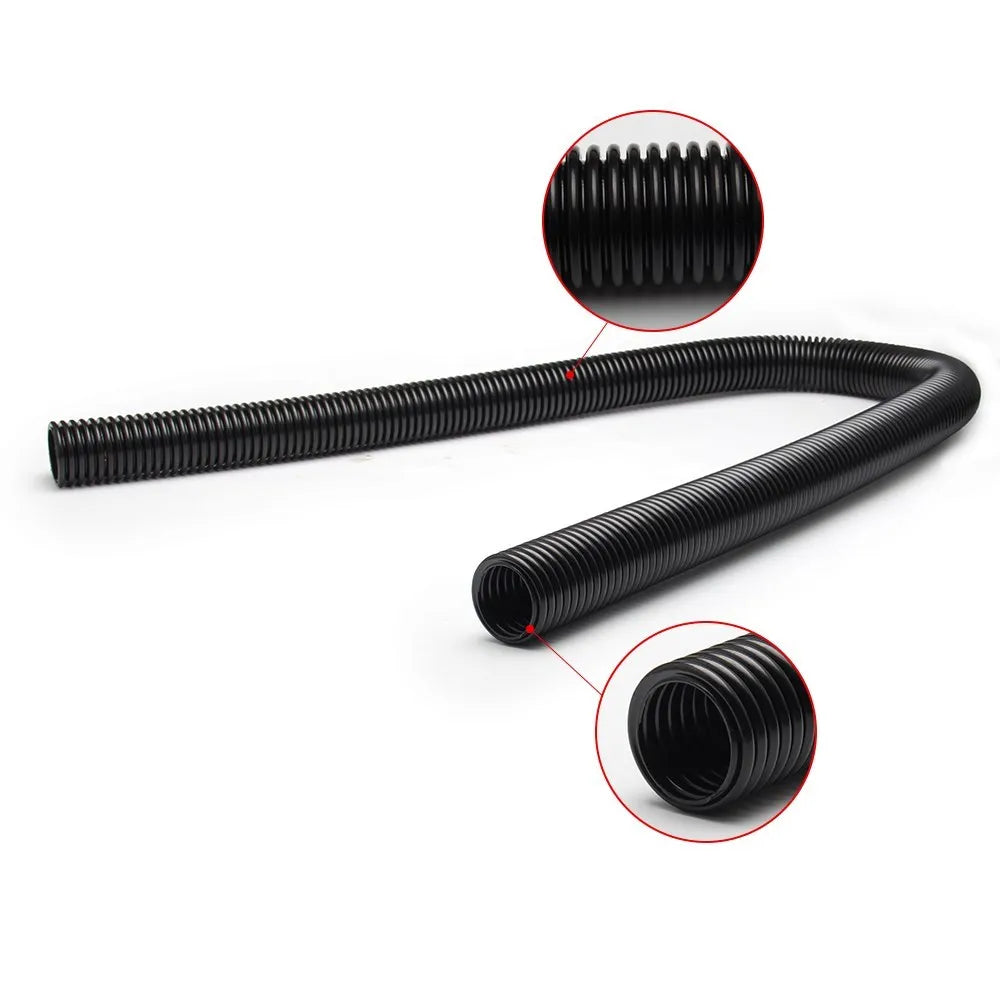 Universal 24" 36" 48" Car Engine Cooling Stainless Steel Radiator Hose Kit and Stainless Steel With Chrome-Plated Cap Clamp