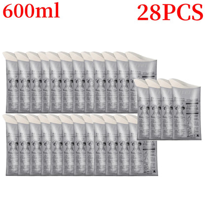 4-32PCS Outdoor Emergency Urine Bags 600ml Disposable Travel Mobile Toilet Portable Urinal Bag for Female Baby Male Vomiting Bag
