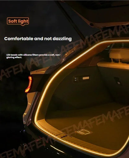 FOR 11-22 LEXUS CT200 Trunk Light Modification light Atmosphere lights White warm white Rear Trunk LED Light Bar