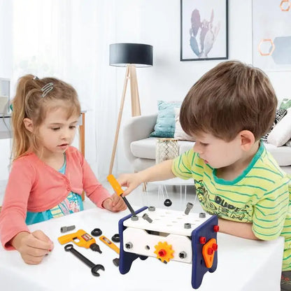 Kids Repair Tool Kit Toys Play House Screw Disassemble Pretend Play Screwdriver Handmade Educational Children Toys for Boys Gift