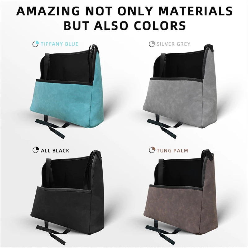 Car Seat Middle Hanging Organizer Multifunction Handbag Holder Storage Bag Car Armrest Hanging Organizer Pocket Phone Storage