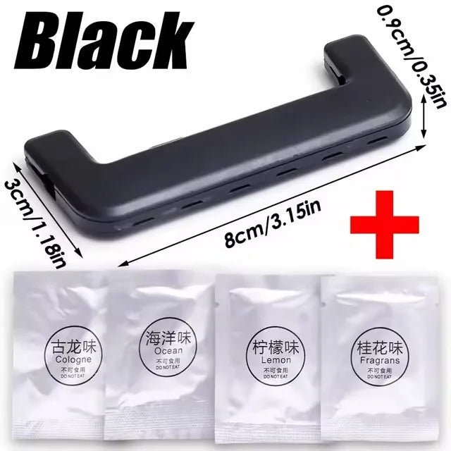 Car Aromatherapy Clip Solid Aromatherapy Strips Set Auto Air Outlet Wind Direction Paddle Hidden Fragrance Clip Scent Tablets