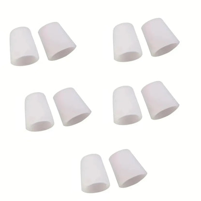 1/2/5 Pair Breathable Orthotics Silicone Toe Protector Anti-abrasion And Anti-pain Separation Thumb Sleeve For Foot Care