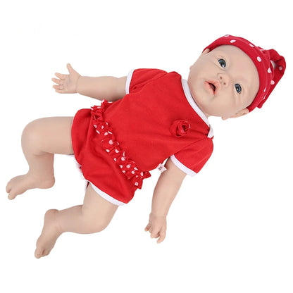 IVITA High Quality 5 Sizes Choices Silicone Reborn Doll Wholesale Fashion Baby Girl Toys Lifelike Newborn Baby Painted Soft Doll