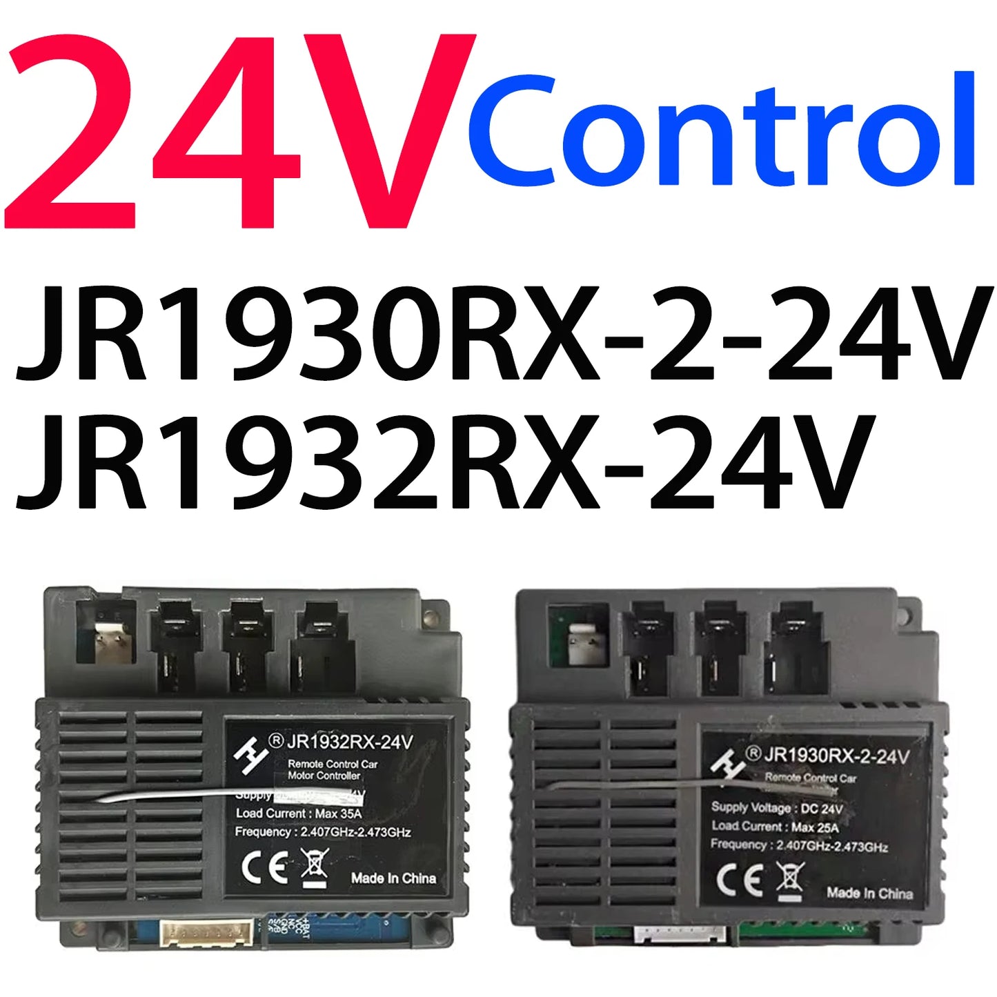 Hollicy JR1930RX-2 JR1932RX 24V Children Electric Toy Car Motor Control Box Receiver Motherboard Controller Circuit Board Chip
