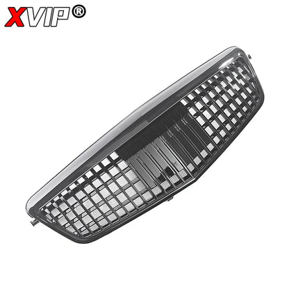 XVIP Chrome Black Diamonds Style Front Racing Grille For Mercedes Benz E-Class W212 E250 E300 E350 E500 2010-2013 Bumper Grilles