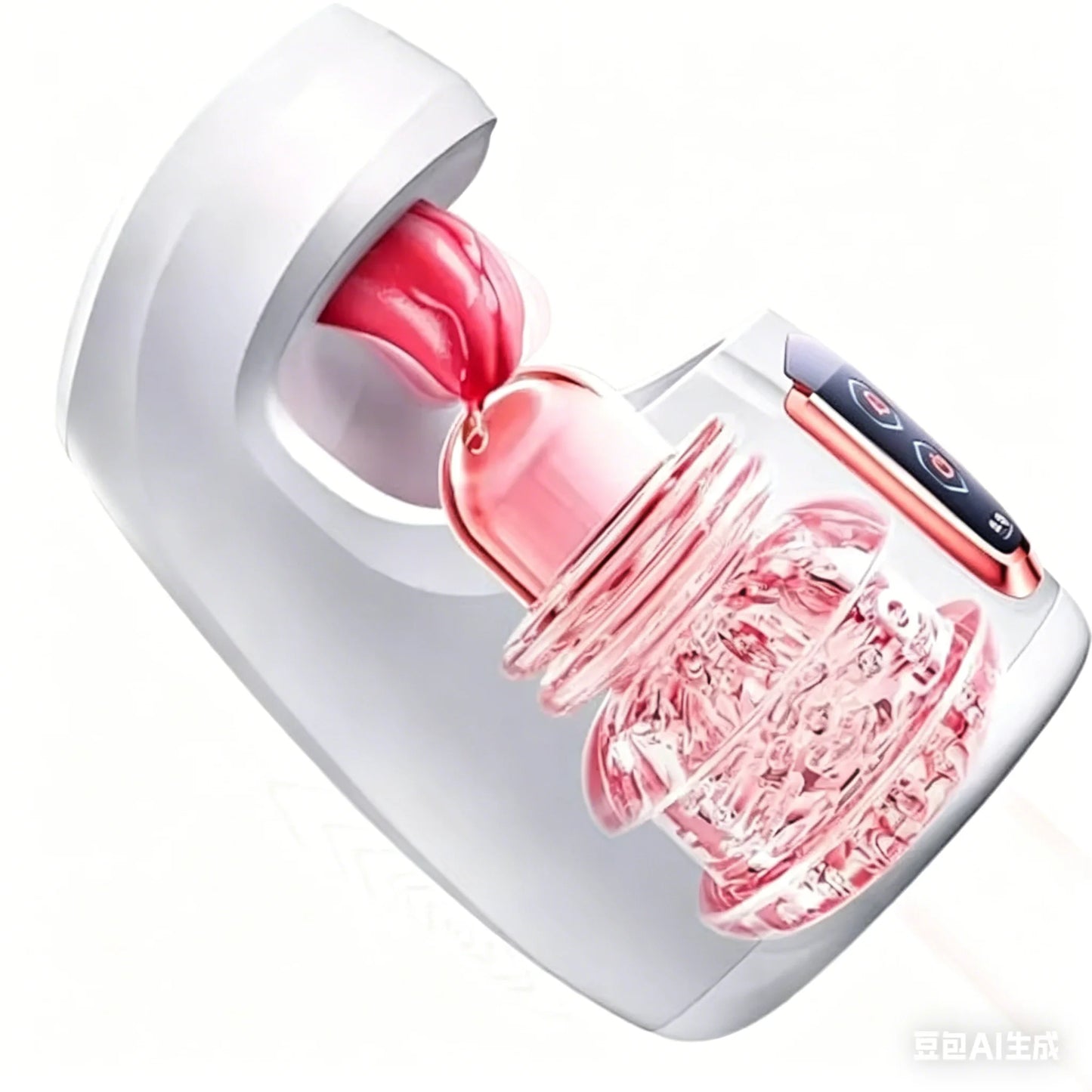 Tongue Licking Male Masturbator Cup Penis Exerciser Stimulation Blowjob Adult Sex Machine Penis Trainer for Men Erotic Products