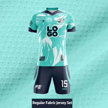 Custom Sublimation Football Jersey Sets Breathable Football Uniform Team Soccer Jersey Set Training Soccer Uniform For Men