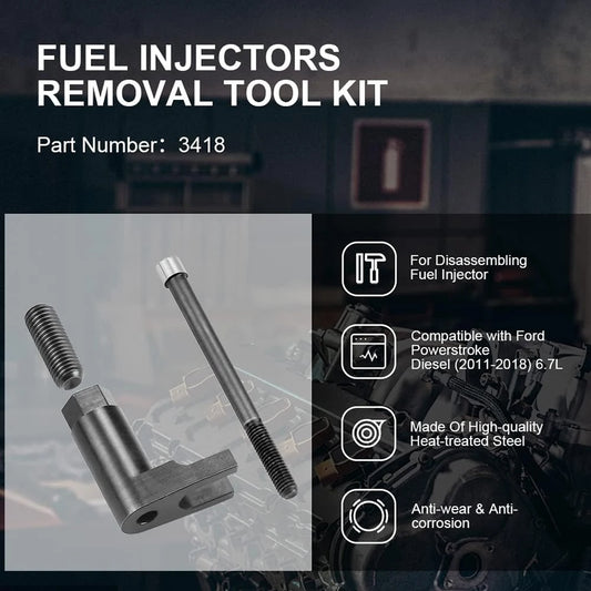 Diesel Injector Removal Tool High Hardness Easy To Use Anti Impact Practical Injector for 2011-2018 Ford 6.7L Powerstroke Repair