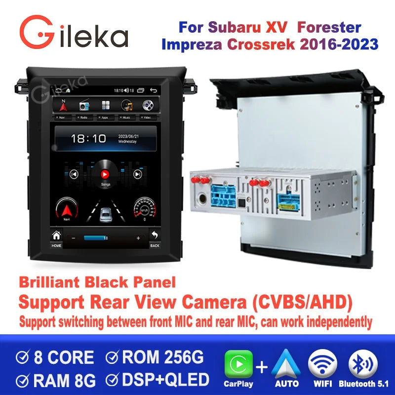 Android Radio Head Unit For Subaru Forester XV Impreza G4 2018-2022 Car one din Multimedia Video Player  GPS