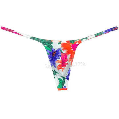 Men's Slim Pouch Bikini Underwear Unisex Sissy Panties Sexy Male Tiny Slip String Swim Bottoms Thong