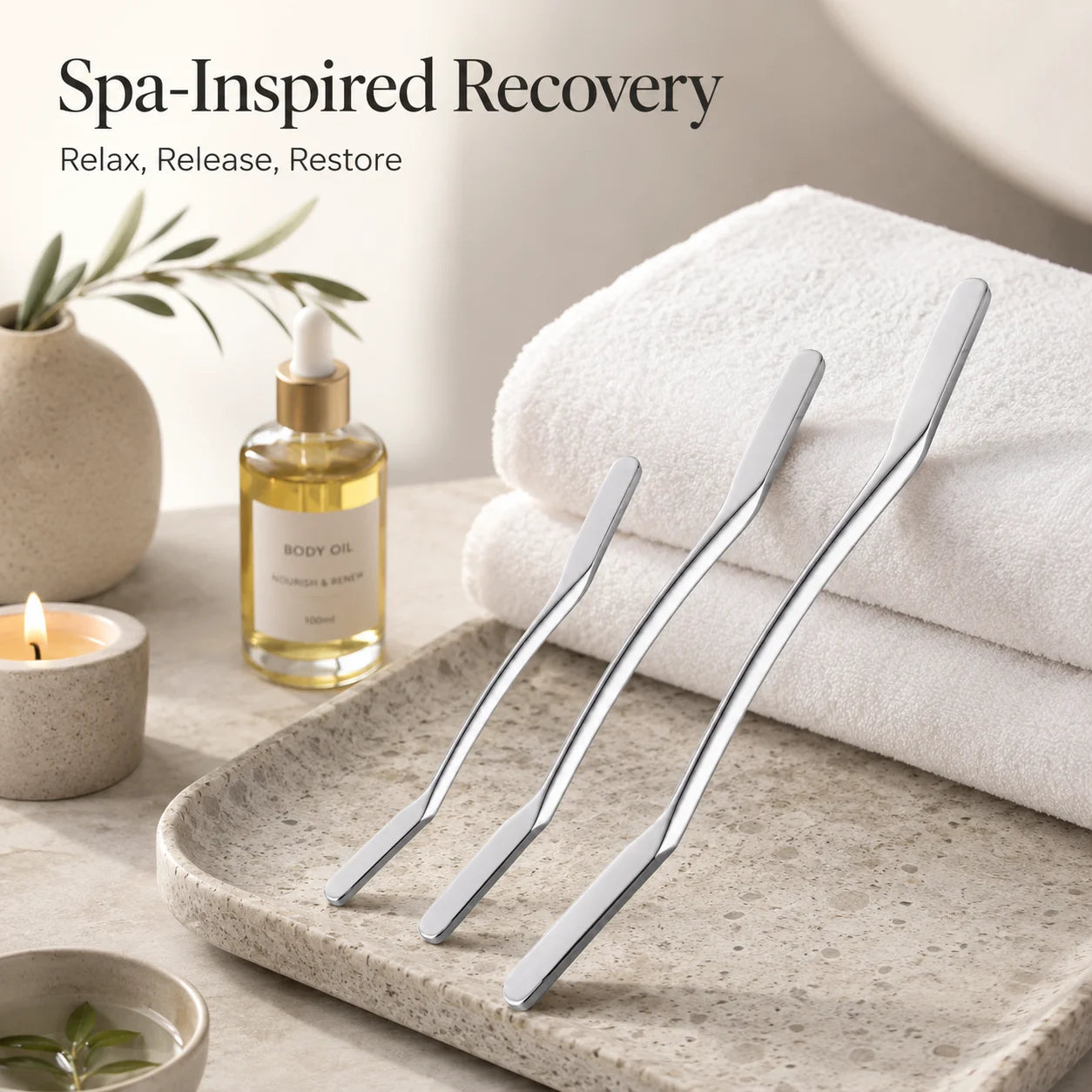 1Pc Fascia Scraping Massage Tool Muscle Relaxation Gua Sha Board Body Massage Scraper for Neck Back Leg Arm