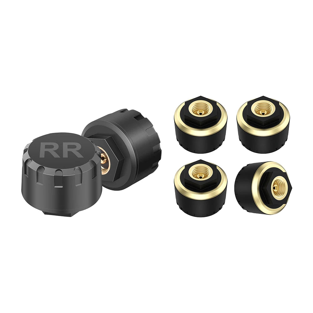 Bluetooth-compatible Tire Pressure Monitor System Mobile Phone Display Auto Motorcycle Tire Pressure Detection