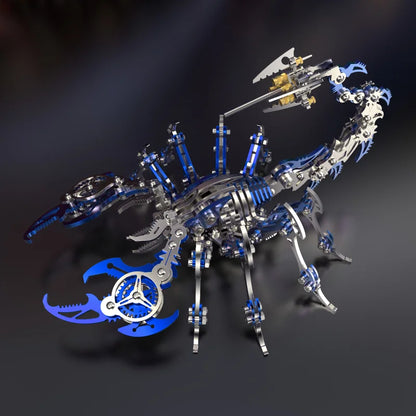 3D Metal Puzzle for Adults, Mechanical Scorpion Insect Model Kit, DIY Metal Building Puzzle Set, Assembly Toy Gift for Men Boys