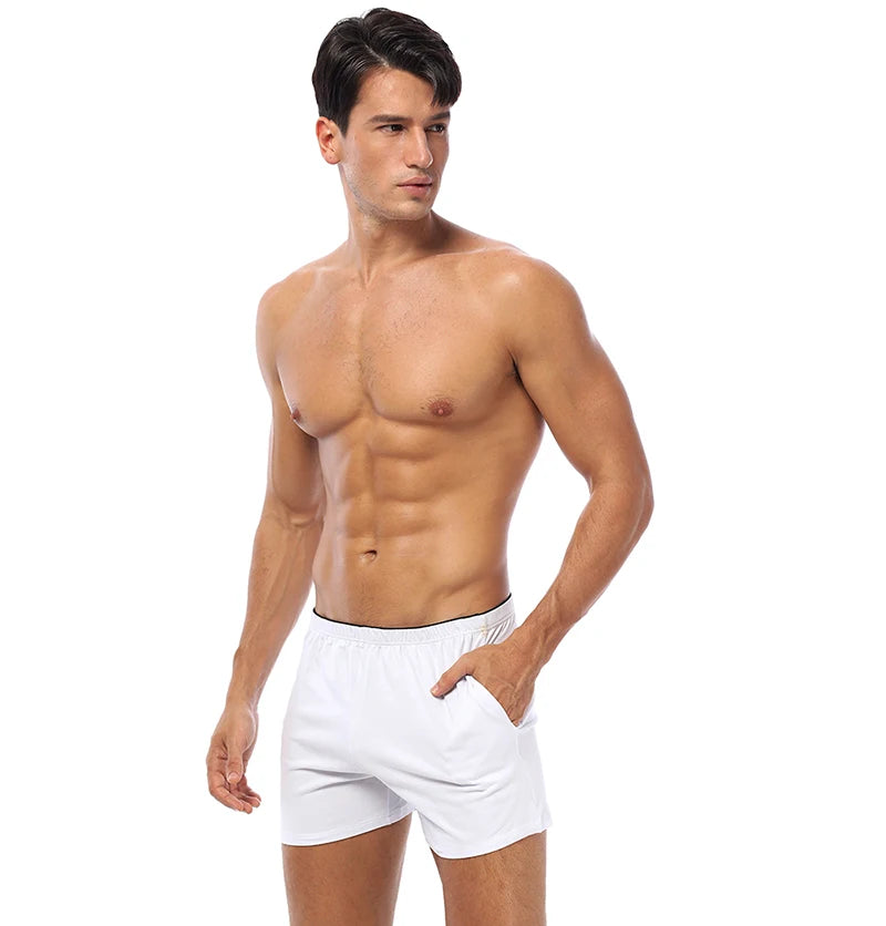 1/2/4 PCS ORLVS Boxer Men Underwear Cotton Pouch Boxershorts Sleep Men Underpants Panties For Swim Or Boxers Shorts With Pocket