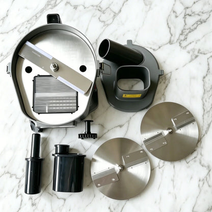 Stainless Steel Commercial Vegetable Cutter Slicer Shredder Dicer Multifunctional Food Processor for Professional Kitchen Use