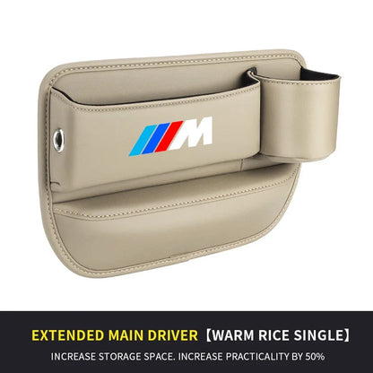 Car Seat Gap Multifunction Crevice Storage Box Seat Gap Cup Holder For BMW M3 M4 M5 E39 E46 E60 E90 F10 F20 F30 F01 X1 X3 X5 X7