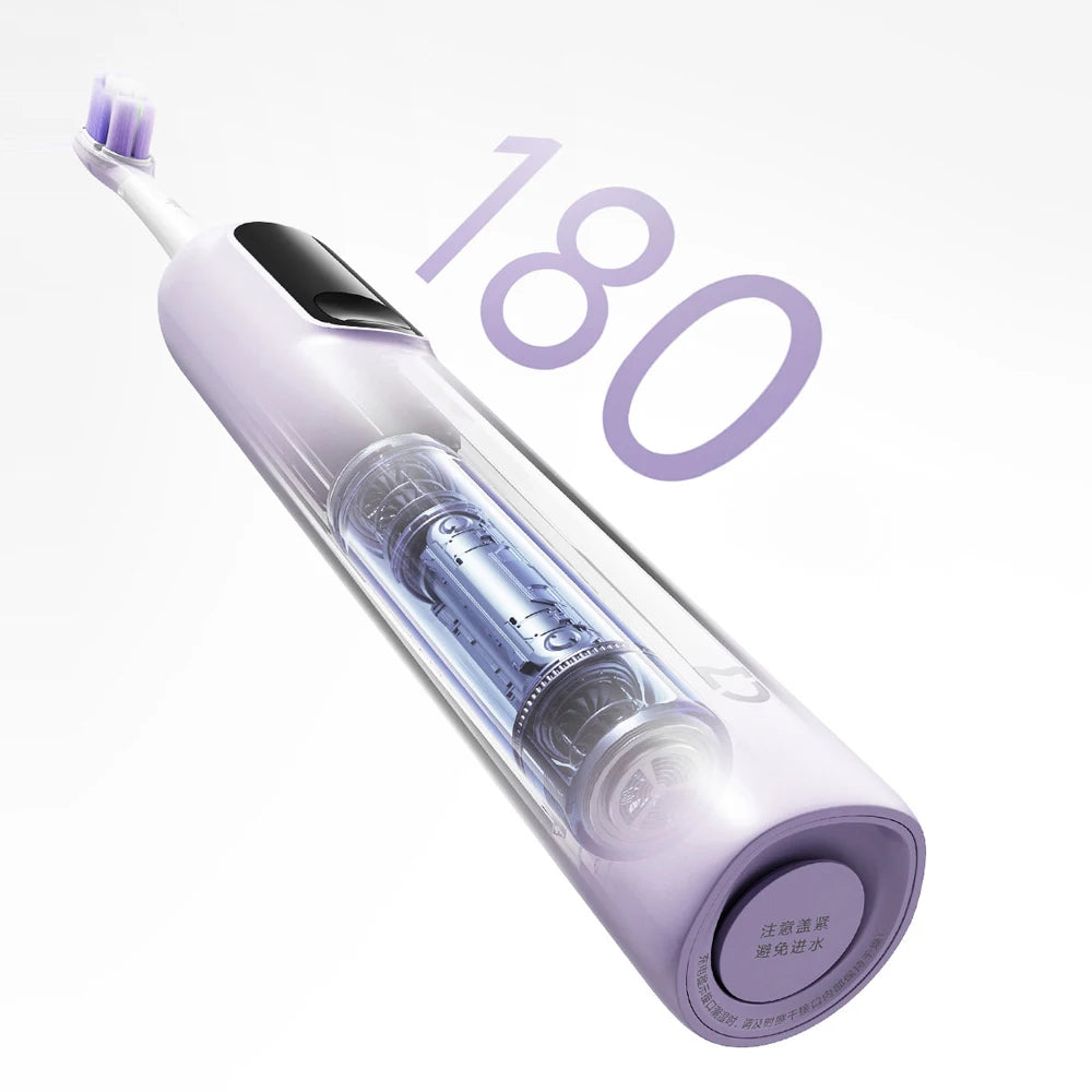 MIJIA Sonic Vibration Electric Toothbrush Pro,Smart 4 Modes, Long Battery Life, IPX8 Waterproof,LED Screen & Travel Lock